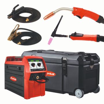 FRONIUS Multiprozess (MIG/MAG,WIG & E-Hand) Schweißgerät TransSteel 2200 Set #4,075,220,890