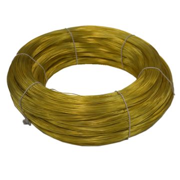 Messing-Draht CW508L (Ms63) 0,8 mm weich blank Ring ca. 5 kg