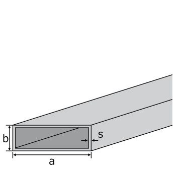 Messing Rechteckrohr 3-6m
