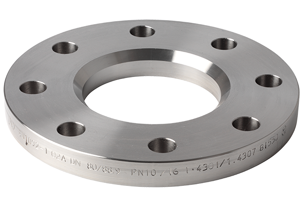 V4A Loser Flansch NW 32/42,4 b=10mm PN 10 LK 100 EN 1092-1/02