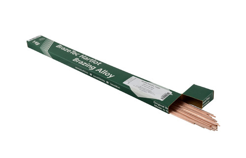 BrazeTec Silberlot  200P  Stäbe 2x2/500mm 2%Ag